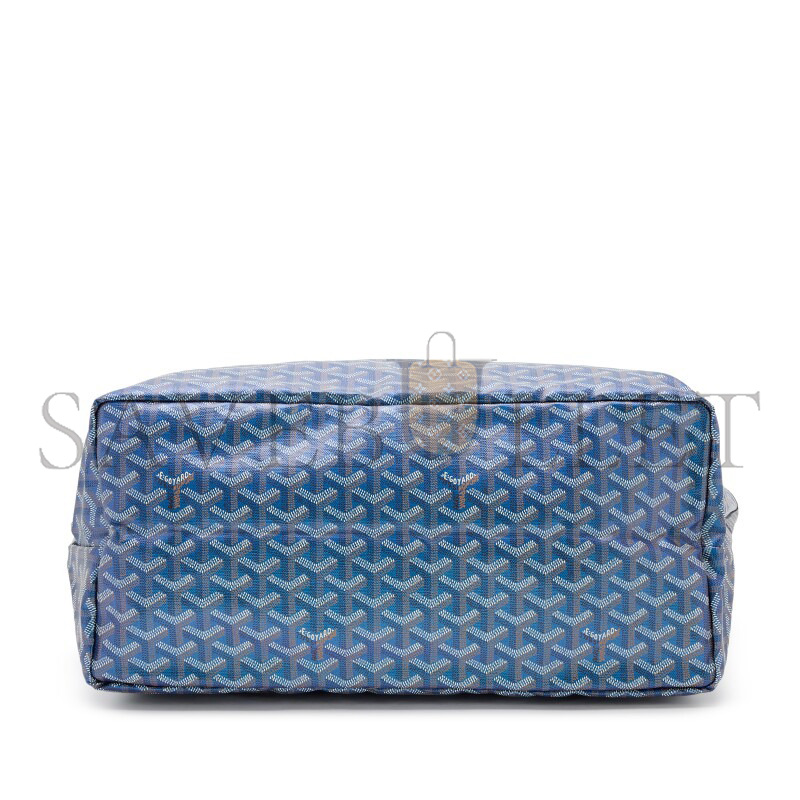 G09ard PEARLY BLUE G09ardINE CANVAS AND CHEVROCHES CALFSKIN SAINT L0vis GM TOTE (40*34*20cm)
